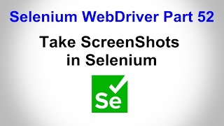 Selenium WebDriver  Part52  How to Capture Screenshot in Selenium Webdriver [upl. by Aidiruy]