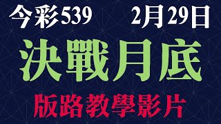 【今彩539】2月29日｜決戰月底｜少年狼539｜版路教學影片 [upl. by Ntsuj]