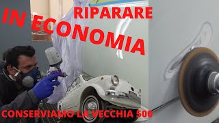 COME RITOCCARE UN AUTO FIAT 500 [upl. by Anilac963]