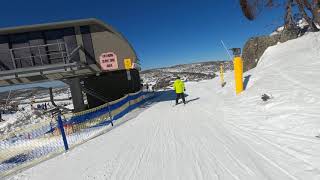 Perisher 2021 Bull wheel home run via V8 [upl. by Nottnerb]