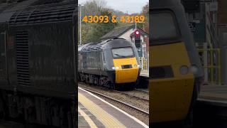 GWR caste set arriving into Lostwithiel  cornwall train trainspotting greatwesternrailway hst [upl. by Dickman]