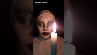 RAHİBE MAKYAJI VALAK  THE NUN 🕯 shorts [upl. by Damara]