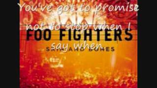 Foo Fighters  Everlong wlyrics [upl. by Nichole]