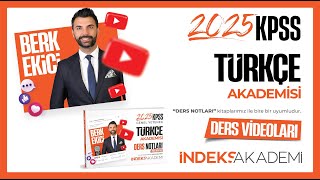 1 2025 KPSS  Türkçe  Sözcükte Anlam  Çok Anlamlılık  Sözcükte Anlam Özellikleri  Berk EKİCİ [upl. by Rehptosirhc]