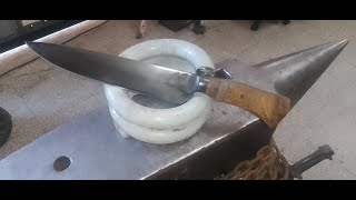 HOW TO FORGE KNIFE INTEGRAL [upl. by Pellet]