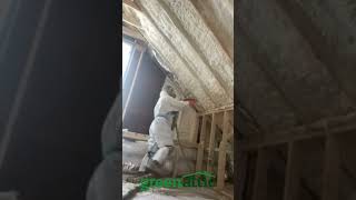 satisfying sounds of spray foam insulation [upl. by Eseeryt]