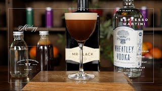 How To Make A Espresso Martini  Classic Cocktail Recipe  Vegan Friendly [upl. by Bendick]