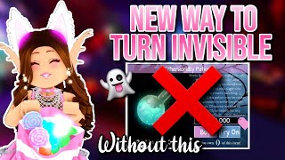 HOW TO TURN INVISIBLE WITHOUT THE OTHERWORLDLY POTION Roblox Royale High [upl. by Capps]