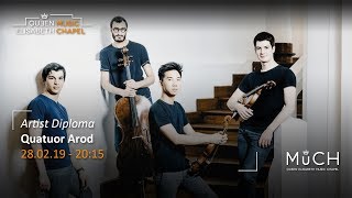 MuCH Music 28022019  Artist Diploma  Quatuor Arod [upl. by Adnael]