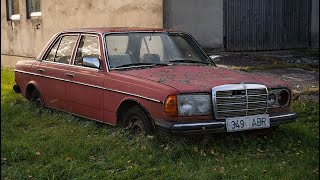 Starting MercedesBenz w123 20D After 16 Years [upl. by Samal]