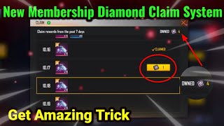 Membership Not Claim and I claim all Diamonds in 1 Day Free Fire  💯 real trick to use [upl. by Beaumont]