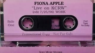 Fiona Apple live at KCRW 19960718 – Pale SeptemberInterview [upl. by Yruoc]