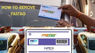 how to removeapply fastag fastag Kaise hataye bilkul aasani se fastag Kaise nikale [upl. by Pippas758]