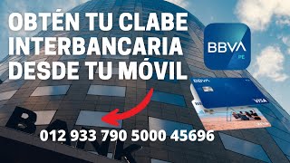 Como Obtener la CLABE interbancaria de una cuenta de BBVA BANCOMER 2023 [upl. by Yttiy]