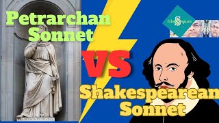 Petrarchan Sonnet Vs Shakespearean Sonnet  Difference between Petrarchan and Shakespearean Sonnet [upl. by Zillah]