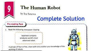 The Human Robot Question Answer  Dav Class 7 English Chapter 9 [upl. by Yerhpmuh]