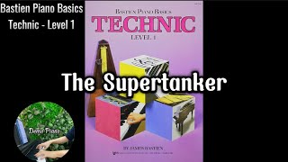 The Supertanker P12  Bastien Piano Basics Technic Level 1 [upl. by Atiuqahs]