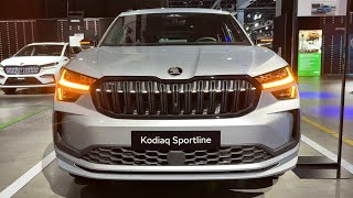 New SKODA KODIAQ 2024  full WALKAROUND amp details impressive SUV [upl. by Burkley]