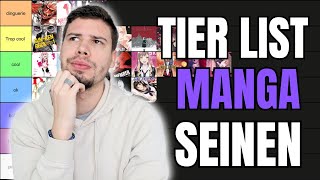 Tier list de mes mangas préférés  LES SEINEN [upl. by Ailhat960]