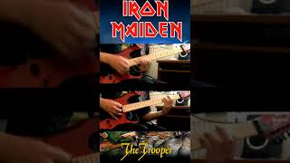 IRON MAIDEN  The trooper live solo cover ironmaiden trooper guitar solo cover [upl. by Biddick]