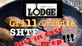 How Good Is The Lodge Cast Iron GrillGriddle griddlecooking [upl. by Bogoch610]