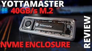 Yottamasters 40GBs M2 Enclosure  Setup amp Review [upl. by Till]