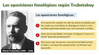 Oposiciones fonológicas según Trubetzkoy [upl. by Koser]