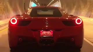 FERRARI 458 ITALIA  BRUTAL SOUND amp ACCELERATION  TUNNEL [upl. by Adele]