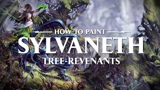 How to paint Sylvaneth Treerevenants [upl. by Yreneh]