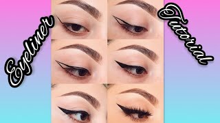 Eyeliner Tutorial  How to apply eyeliner  Eyeliner hacks for the beginners [upl. by Yanej481]