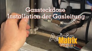 Gassteckdose im Wohnmobil 🚐Installation 🛠️ der Gasleitung [upl. by Lleze]