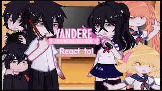 ꒰YANDERE SIMULATOR꒱react to Ayano🔪 themselves Ayato🩸gl2yansim💮 [upl. by Nilrah]