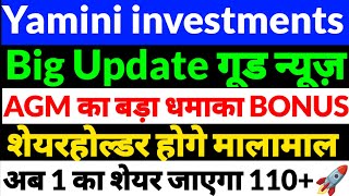 Yamini investments share news Yamini invest share latest newsYamini invest share news in hindi [upl. by Oxley]