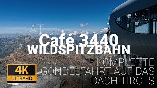 🇦🇹 Mit der PITZTALER WILDSPITZBAHN auf das DACH TIROLS  KOMPLETTE GONDELFAHRT auf 3440 Meter tirol [upl. by Macdougall]