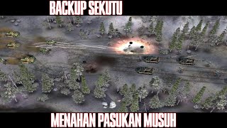 BACKUP PASUKAN SEKUTU MENAHAN GEMPURAN MUSUH  Command And Conquer Generals USA Part 3 [upl. by Gennifer]