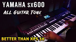 Yamaha psr sx 600 Keyboard All Guitar Sound Demo  Hindi [upl. by Monie905]