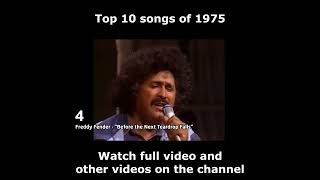 Top 10 songs of 1975 [upl. by Eednar666]