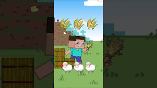 🌾🌾🌾How to feed a sheep correctly🐑🐑🐑 minecraftanimation SuperTopMan loop subscribe memes [upl. by Htur]