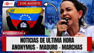 🚨EN VIVO🚨 ANONYMUS HACKEA EL SAIME 🎭 VENEZUELA NO SE RINDE 🙏 MADURO COPIA MARCHA 😒 Naueff Reaccion [upl. by Aihsat335]