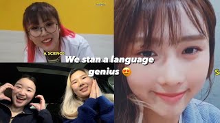 REACTING TO YOOHYEON SPEAKING ENGLISH FOR 7 MIN insomnicsy edit [upl. by Araihc652]