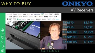 Why to Buy  Onkyo AV Receivers  TXRZ70 TXRZ50 TXNR7100 TXNR6100 TXNR5100 [upl. by Hump998]