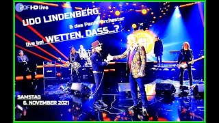 Udo Lindenberg UDOPIUM LIVE bei WETTEN DASS  am Samstag d 611 2021 [upl. by Pritchett]