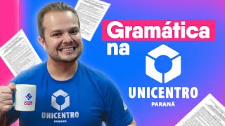 Como cai Gramática no Vestibular da UNICENTRO [upl. by Nereids]