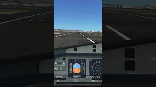 Cockpit view landing￼ [upl. by Jacquetta]