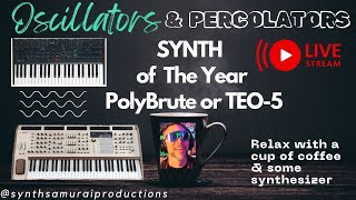 OSCILLATORS amp PERCOLATORS QampA Weaver Beats Reaction vid coming Synth of the Year Oberheim TEO5 [upl. by Amleht]