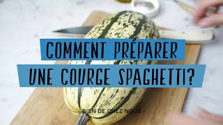 Comment préparer une courge spaghetti [upl. by Terle]