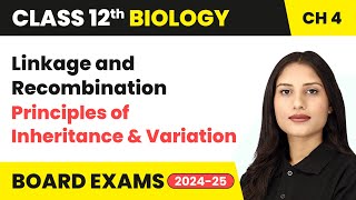 Linkage and Recombination  Principles of Inheritance and Variation  Class 12 Biology Ch 4  CBSE [upl. by Eitnom373]