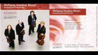 Mozart  String Quartet in G major KV 387 2 performed by NomosQuartett  2nd movement [upl. by Aramoy]