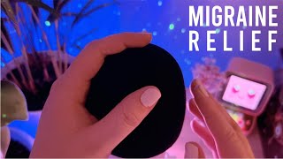 ASMR Migraine Relief ScalpHead Massage Headache Relief  NO TALKING [upl. by Inglebert]