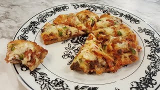 Flatbread Pizza  Easy Homemade Pizza  The Hillbilly Kitchen [upl. by Petes870]